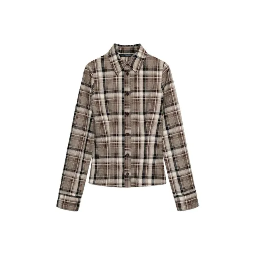 ZARA Khaki Женские Рубашки