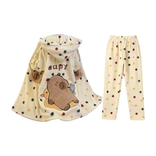 QIAOYUN Пижамный халат комплект женский