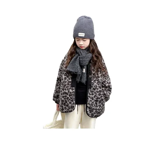 Guldoeleph Леопардовый принт Kids Натуральный и искусственный мех