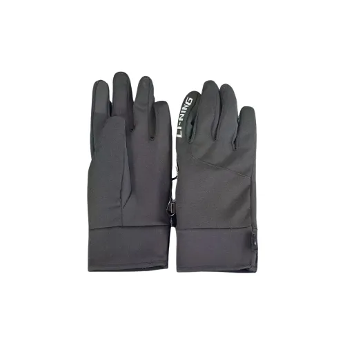 Лайнер Полиэстер Спортивные Перчатки Унисекс Черный Акула Серый