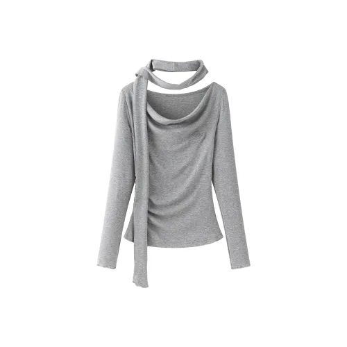 1ESS LA MODE Серый Женские T-рубашки