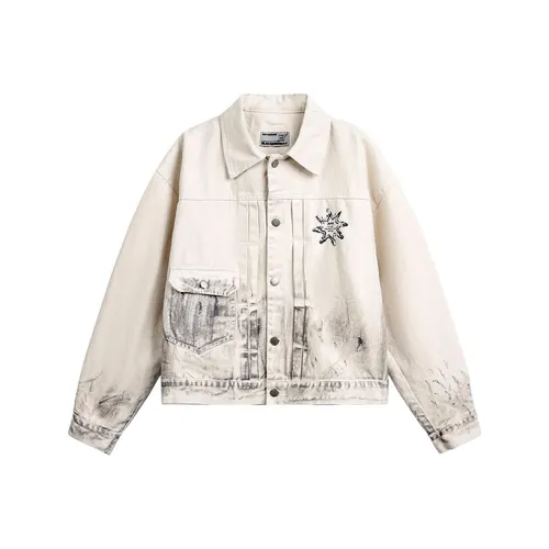 QEWBG Абрикос [Высокое качество] Унисекс Джинсовые куртки