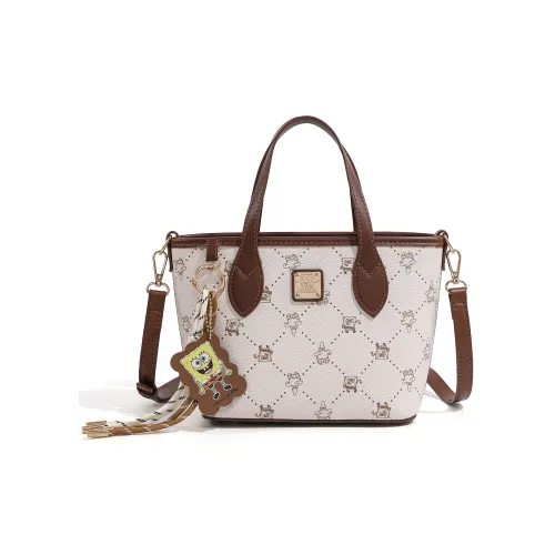 SPONGEBOB SQUAREPANTS ПУ (полиуретан) Сумка Стандартная Женская Коричневая