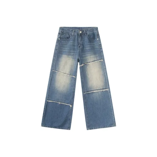 GEOGRE ALEX Синий Унисекс Джинсы