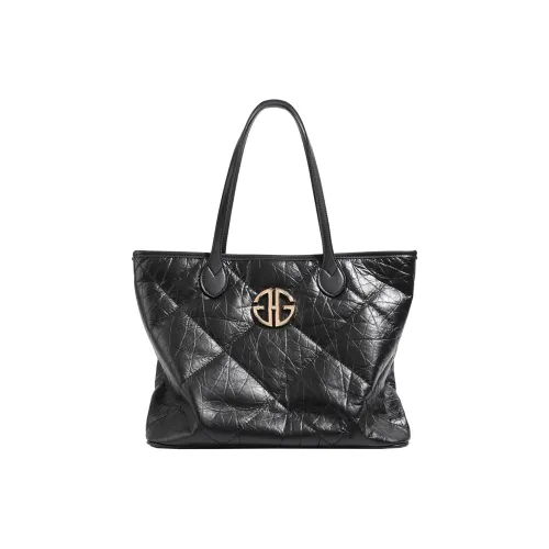 GHG Сумка из крупнозернистой текстуры коровьей кожи большой женская черный экрю кофейный бордовый китайский фиолетовый