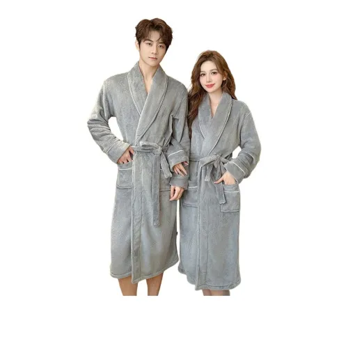 TELENT Серый Унисекс Халаты для ванной