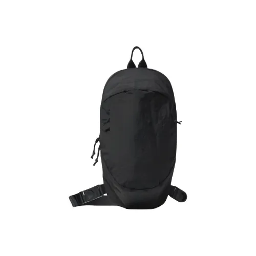 UNIQLO Нейлоновая сумка через плечо унисекс черного цвета