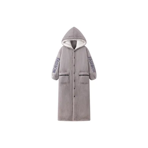 Gongdie Серый Мужской Халат для ванной