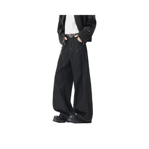 PIYOPIYO Черные Унисекс Джинсы