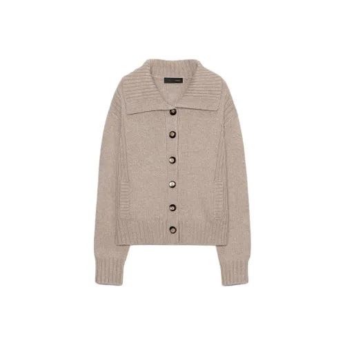 ZARA Темно-верблюжий Женский Трикотаж