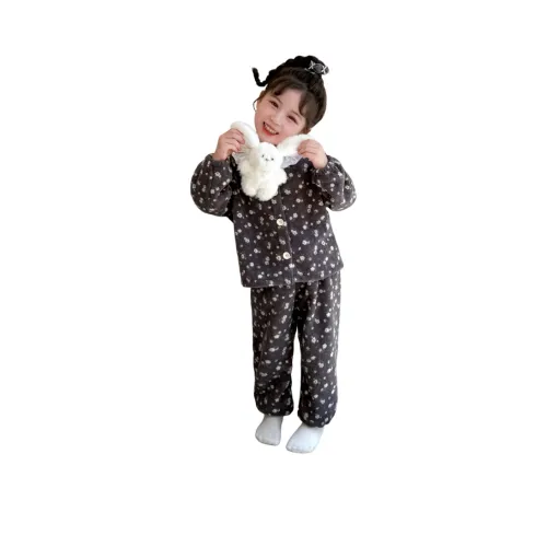 Mu Qingqing Домашняя одежда Набор для детей 3-7 лет