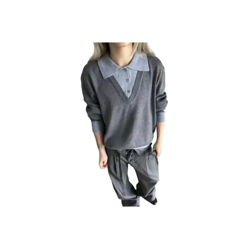 TUOFEI Серый Унисекс Трикотаж