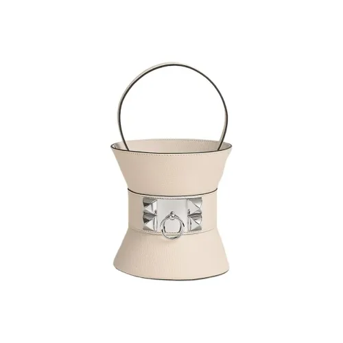 HERMES Medor Epsom Телячья кожа Сумка Мини Женские 10 Craie Milkshake Белый