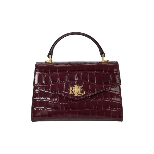 LAUREN RALPH LAUREN Кожа Сумка Маленькая Женская Темно-Красная Драгоценный камень