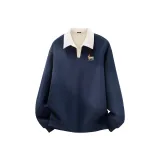 Темно-синий (Fluffy Собака Грудь Значок)