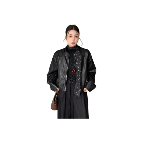 GEZITAI Женские кожаные куртки