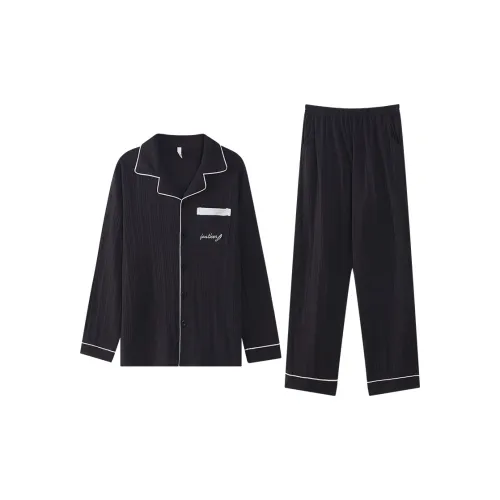 MADALLO Черный мужской комплект пижам