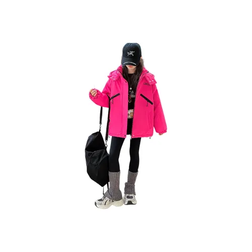 URBANSHOW Розовый Красный Kids Утеплённые куртки