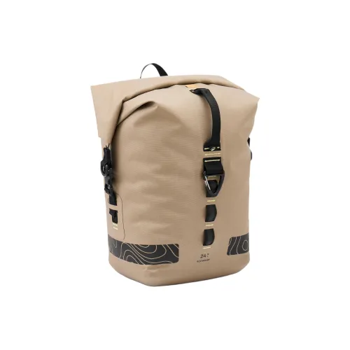 DECATHLON Полиэстер Путешествие Сумка для хранения Унисекс Серый Бежевый