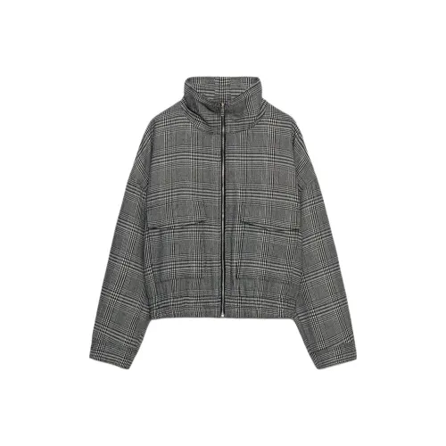 ZARA Телесный Черный Женские Куртки