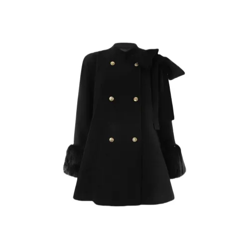 ZEKIKO STUDIO Черное Женское Пальто