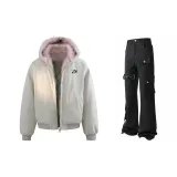 Светло-серый + Черный