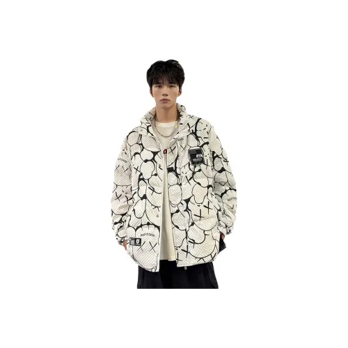 ICVBL Айвори Белый Мужской Пуховик