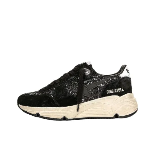 Golden Goose Running Sole Low Топ Повседневная обувь Женская Черный Белый