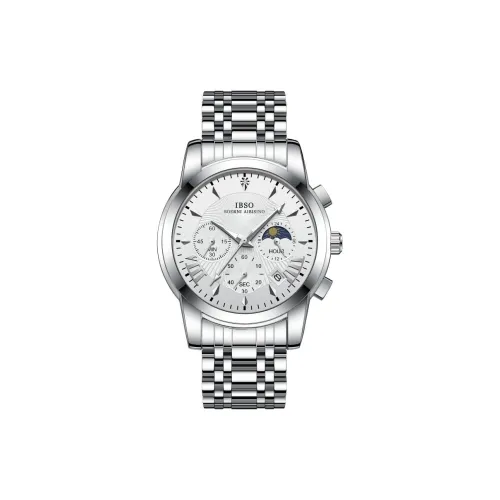 IBSO Кварцевый механизм нержавеющая сталь ремешок мужские часы многоцветный циферблат