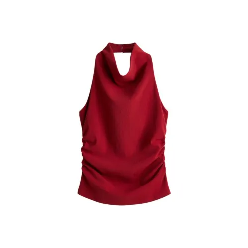 H M Red Women's Tank Tops H M Красный Женские Майки