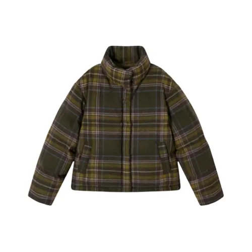 YGPRW Зеленый Женский Пуховик