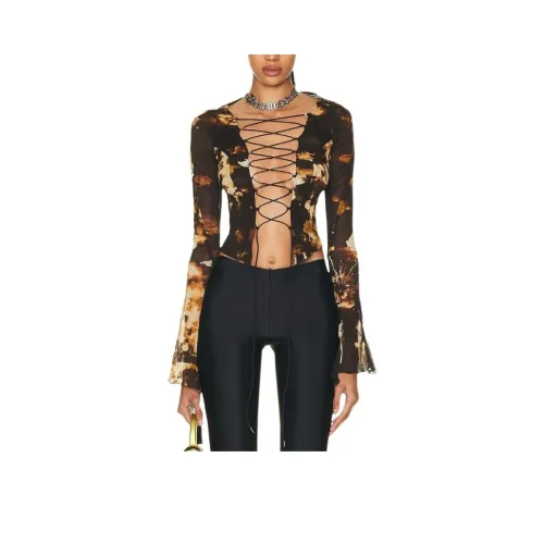 KNWLS Коричневый Женские Рубашки