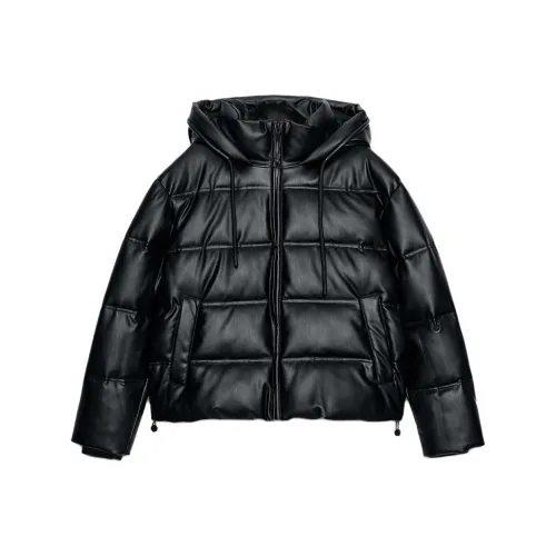 ZARA Collaboration Черные Женские Пуховики