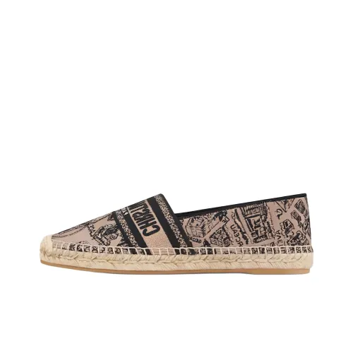 DIOR Granville Espadrilles Женские Бежевый Черный