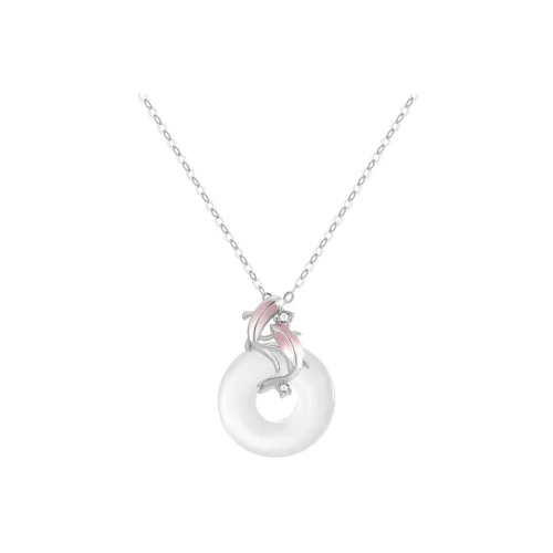 QINGCUIXIAOXI Цветное стекло Ожерелья Женские