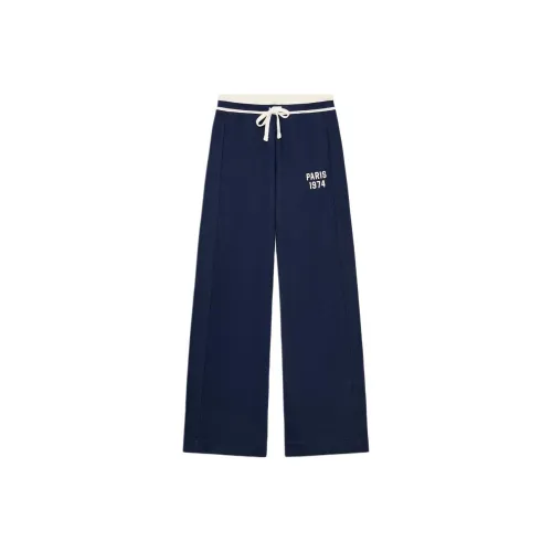 ZARA Морской синий Женские Повседневные Брюки