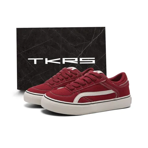 TKRS Износостойкий и Легкий Низкий Топ Скейтборд Кроссовки Мужские Красные