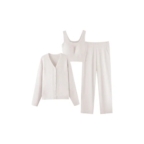 Qin Jing Пижамный комплект Женские Белые