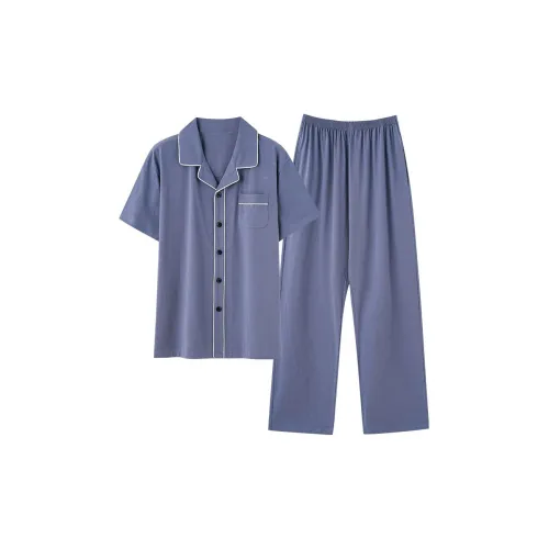 Floating Light Islands Пижама Набор Мужской Синий