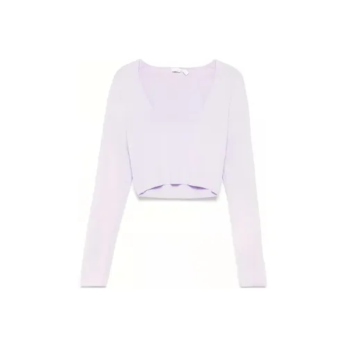 Zimmermann SS25 Трикотаж Женский Светло-фиолетовый