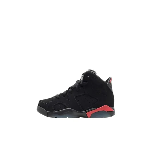 Jordan Air Jordan 6 MID Топ Обувь для малышей Черный Infant Wa Toddler