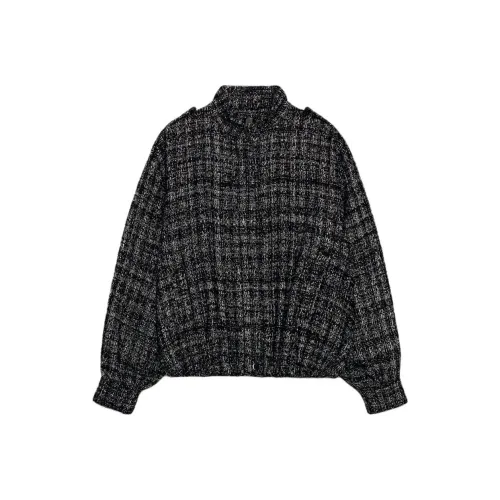 ZARA Collaboration Черный Телесный Женские Куртки