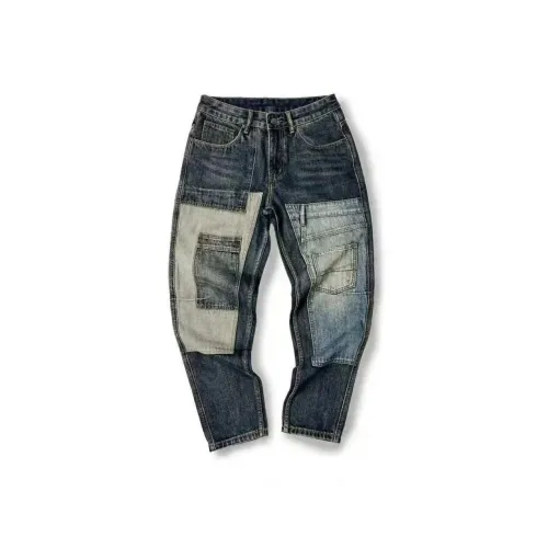 PLQV Синий Мужской Джинсы