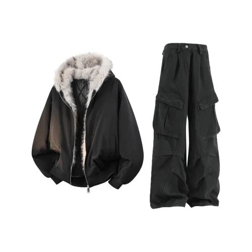 ZIRUNGE Хлопковый пуховик Комплекты одежды Унисекс