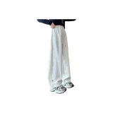 Белый, серый, вереск, флисовые штаны с подкладкой