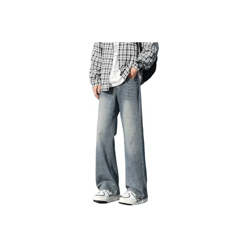 FAWENXIANGZI Прямой крой Брюки Мужские