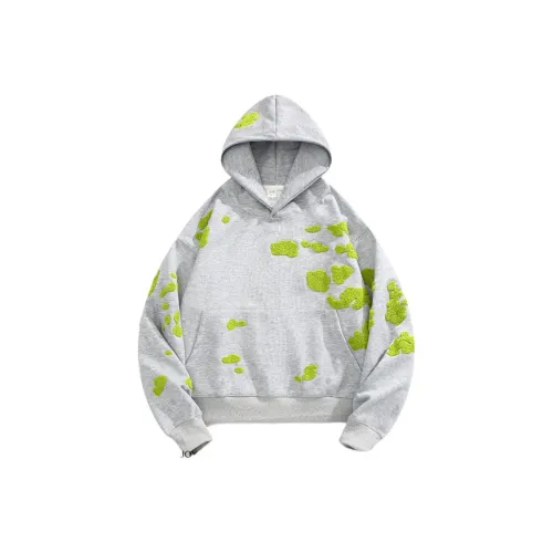 XIAOLIZI Серый флис с подкладкой унисекс свитшоты