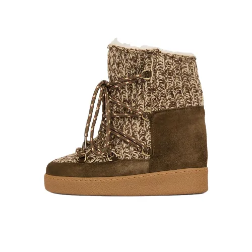 ISABEL MARANT Nowla Короткий Сноубутсы Женские Коричневый