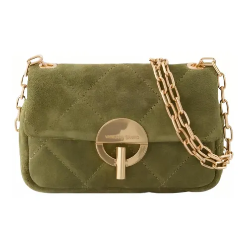 Vanessa Bruno Замша Телячья кожа Сумка через плечо Сумка на плечо Маленькая Женская Зеленая