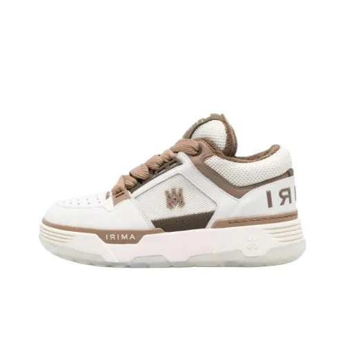 AMIRI MA 1 Low Топ Скейтборд Кроссовки Женские Белые Коричневые
